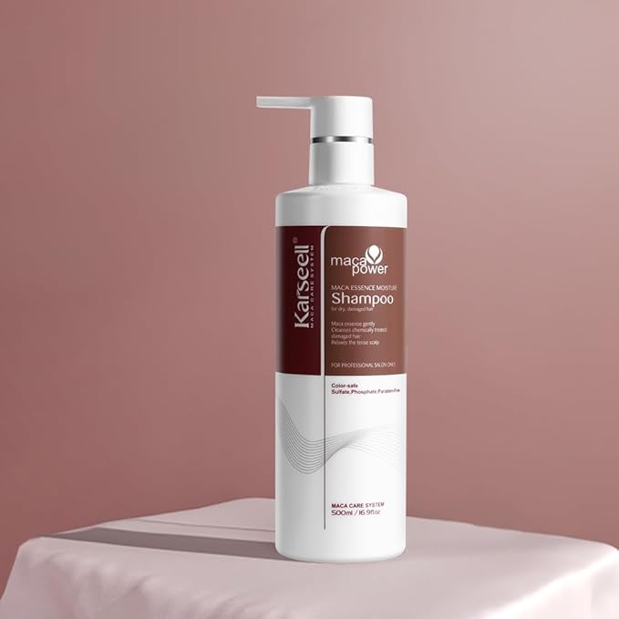 Karseell Argan Oil Shampoo Extract Moisturizing Deep Repair Smooth Shampoo for Dry and Damaged Hair 16.9Oz 500ml