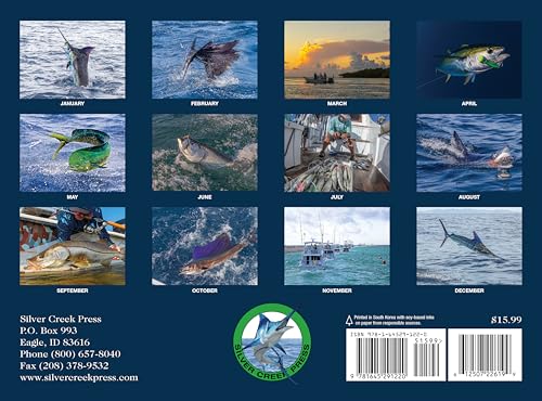 2026 Saltwater Sportsmen & Trophy Game Fish Calendar