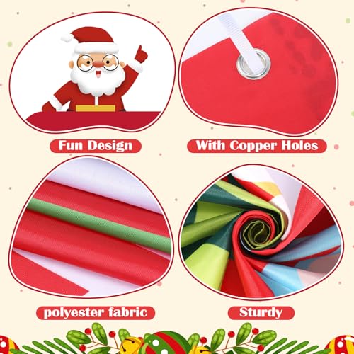 Christmas Bus Photo Booth Prop Merry Christmas Party Decorations Xmas Photography Background Backdrop Door Banner for Kids...