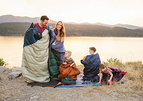 Kelty Catena 30 Degree Sleeping Bag – Backpacking Camping Sleeping Bag with Stuff Sack, Regular
