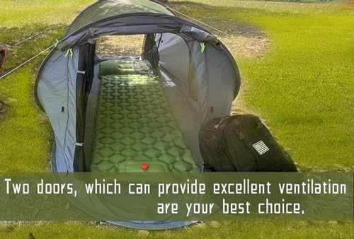 Pop Up Tents for Camping 1 Person 2 Person Waterproof Military Popup Tent Camping Easy Up Camping Tents Instant Tent