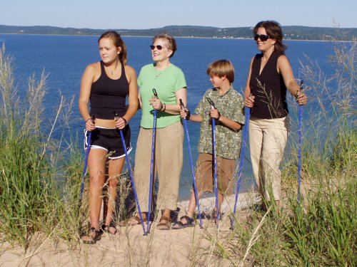 REAL Nordic Walking Carbon Poles w/Cork Grips. 1-piece poles-32 sizes. Safer, Lighter, Stronger, More Durable Than Cheap F...