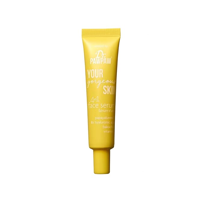 Dr. PawPaw Your Gorgeous Skin 4 In 1 Face Serum - Vitamin C Serum with Papayaluronic and Papaya Extract - Hyaluronic Acid Serum for Face - 1.01 oz