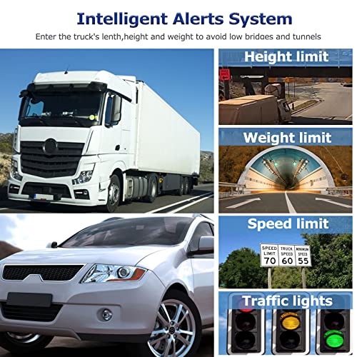 GPS Navigator for Car Truck RV, 7-inch High-Definition Touch Screen，2025 Maps (Free Lifetime Updates), Support Voice Turn ...