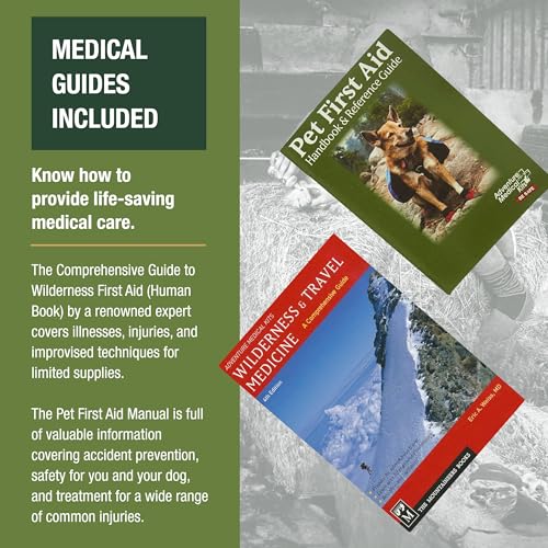 Adventure Medical Kits Me & My Dog Medical Kit - Human & Canine First Aid Essentials - Includes Cold Pack, SOL Emergency B...