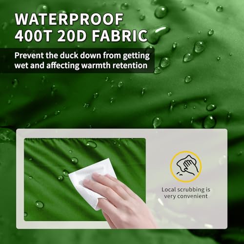 스폰서 광고 - BUERTS Down Backpacking Sleeping Bag 620FP, Lightweight Sleeping Bag for Adult Backpacking, Hiking, Camping. with...
