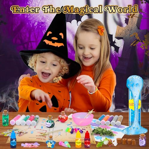 Fairy Magic Potions Kit for Kids, Upgraded 26 DIY Mixed Magic Wizard Potion Bottles, Mystery Potions Craft Kit, Christmas ...