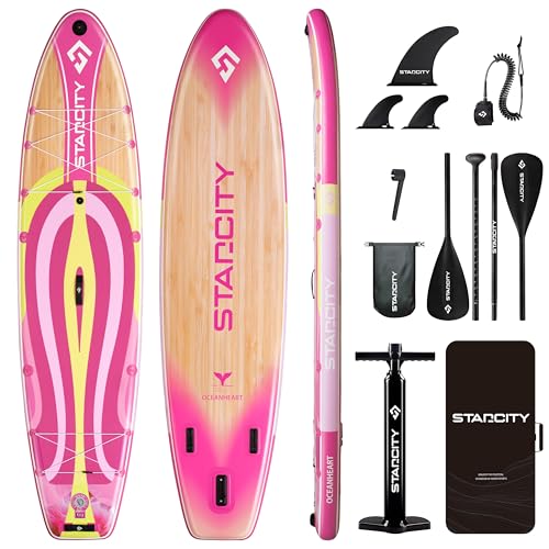 Starcity 11'6"*34"*6" Stand Up Paddle Board,Inflatable Paddle Boards for Adults w/a Simple and Non Slip Design, Moderate L...