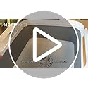 MontNorth Collapsible Wash Basin 9L, Foldable Dish Tub with Drain Plug, Portable Collapsible Dish Basin, Camping Sink for ...