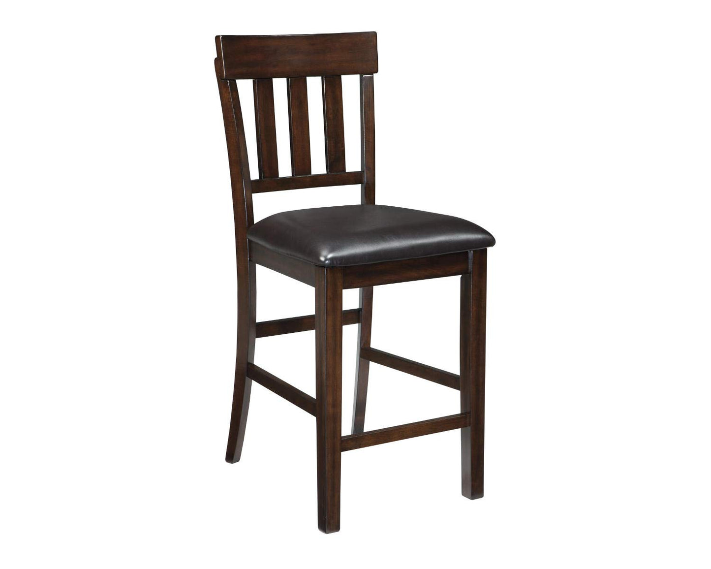 Signature Design by Ashley Haddigan 24" Counter Height Upholstered Barstool 2 Count, Dark Brown