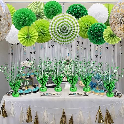 6 Pack Metallic Foil Spray Centerpiece Star Table Decoration Burst Table Centerpieces for Birthday Wedding Anniversary Gra...