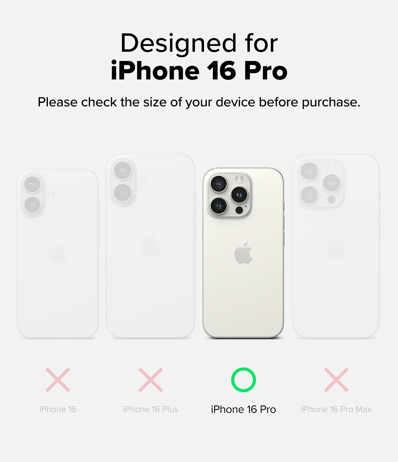 Ringke Fusion [Oil & Dirt Resistant] Compatible With Iphone 16 Pro Case, Uv Coating For Scratch & Discoloration Resistant, Shock