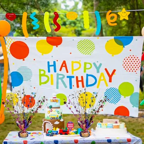 Miliocry 6 Pack Metallic Foil Spray Centerpiece Star Table Decoration Burst Table Centerpieces for Birthday Wedding Annive...
