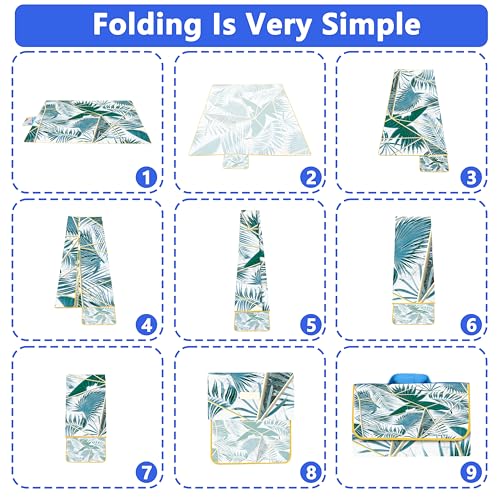 SHANQUAN Picnic Blanket, 59''x79'' Large Waterproof Sandproof Foldable Picnic Mat, Grass Lawn Park Blanket for Family Camp...
