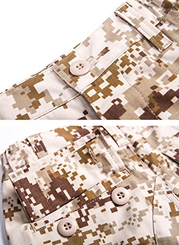 H World Shopping Tactical Airsoft Kids Clothing Children BDU Hunting Military Camouflage Combat Uniform Suit ACU, 120