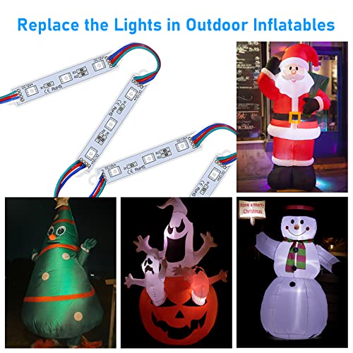 Pomelotree LED Storefront Lights for Business Waterproof Decorative Light for Advertising Letter Signs 4 Set 5050 SMD Wind...