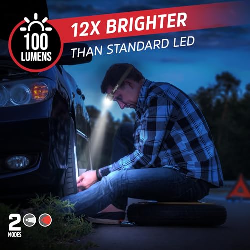 Energizer Universal+ LED Headlamp (2-Pack), Bright Head Lamp for Outdoors, Camping and Emergency Light, IPX4 Water Resista...