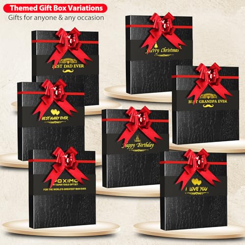 Multitool Gift Set for Men Dad Him, 3-in-1 EDC Survival Kit with 14 in1 Multi-Pliers, Pocket Knife & Tactical Pen | Premiu...