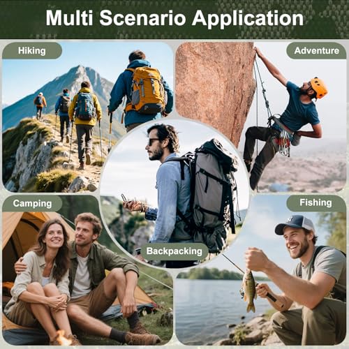 MH MYLUNE HOME Tactical Survival Calendar - 24 Days Xmas Countdown Advent with Waist Pack, Fire Bellows & Poncho | Premium...