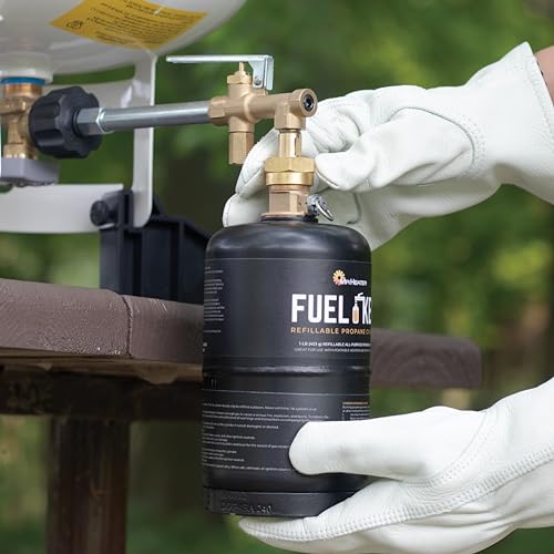 Mr. Heater Fuel Keg. - 1 lb. / 16 oz. Empty Refillable Propane Tank – DOT Certified