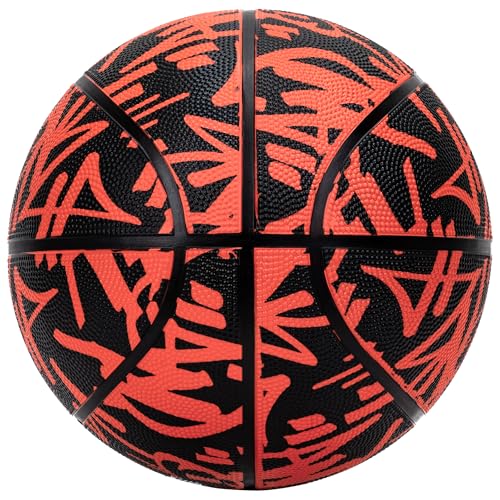 AND1 Fantom Graffiti Rubber Basketball - Streetball for Indoor and Outdoor Use, Deep Channel Construction and Durability