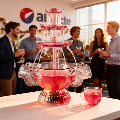 WikoNasc Multipurpose Beverage Dispenser 110V Restaurant Pubs Beverage Fountain For Juicea Sodas Home Parties Receptions K...
