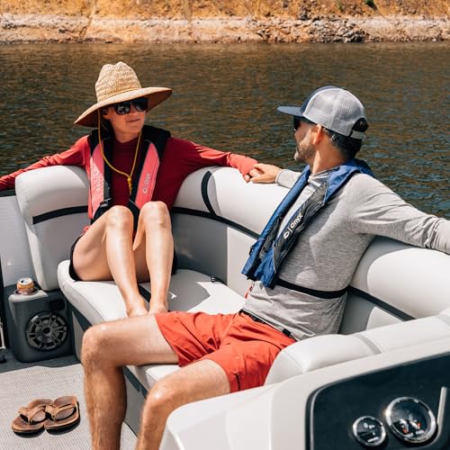 Onyx A/M-24 Automatic/Manual Inflatable Life Jacket, U.S. Coast Guard Approved, Low Profile, Compact Design, Manual Conver...