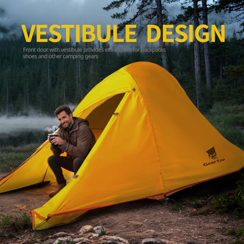 GEERTOP Ultralight 2 Person Tent Waterproof Two Man Backpack Tents for Outdoor Camping Backpacking
