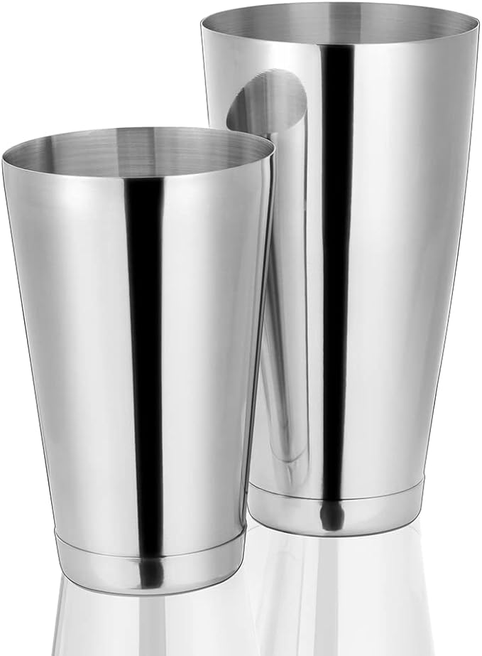 Etens Cocktail Shaker Tins Set Stainless Steel, Pro Bar Style Boston Shakers Bartending, Two Piece Martini Shaker Cup Drin...