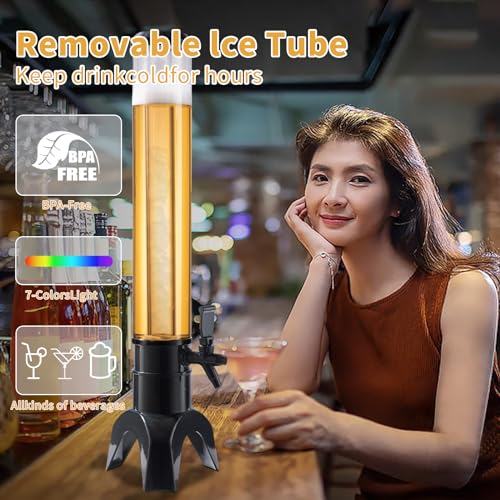 Dongda -Beverage Dispenser - Drink Dispensers for Parties -Perfect Home Bar Accessories - Alcohol, Beer & Liquor Dispenser...