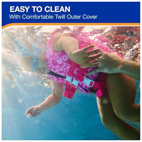 SwimWays Barbie Swim Trainer Life Jacket, US Coast Guard Approved Kids Swim Vest, Pool Floats & Life Jackets for Kids, 33-...