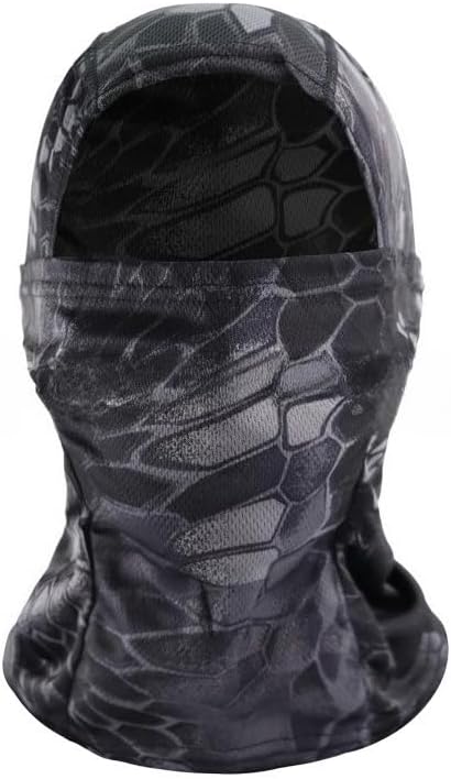 Camouflage Neck Gaiter Cycling Mask Ski Mask for Men Women Sunscreen Headgear Face Mesh for Outdoor Sports Hiking Biking
