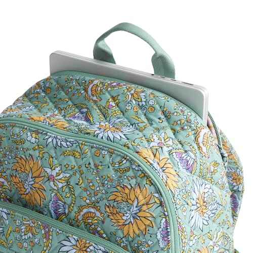 Vera Bradley Premium Cotton Bancroft Backpack, Gemstone Paisley