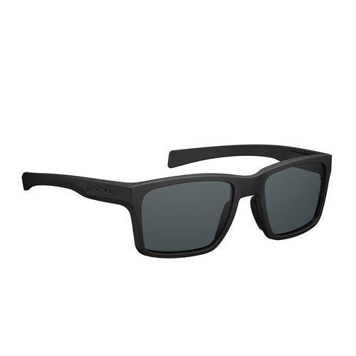 Magpul Rider Polarized Sunglasses Men's Premium Casual Sports Eyewear, Black Frame, Polarized Dark Gray Lens