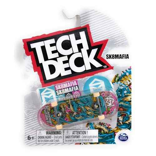 TECH DECK Fingerboard Skateboard Single Pack (Assorted Styles)