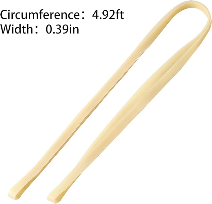 Thick Rubber Bands for 95-96 Gallon Trash Cans(Value 3 Pack,Beige)