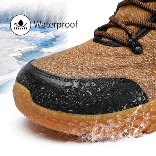 HOTBEAR Men's 3M Thinsulate Insulated Winter Snow Boots | Wide Toe Box | Slip-Resistant Outsole | Orthopedic & Arch Support