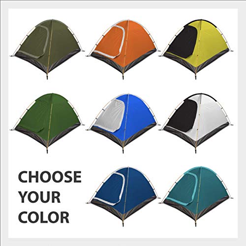 REVALCAMP Two Person Tent - Waterproof & Windproof 4 Season Tents for Camping, Backpacking & Hiking - Durable & Easy to Se...