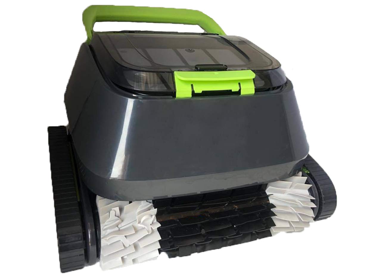 8streme Black Pearl Inground Robotic Pool Vacuum Cleaner, Wall Climbing & Scrubbing, Easy Top Load 7 Quart Filter, FREE Fine Filter for Dirt and Debris, Ideal for In-Ground Pools up to 10 Feet Deep