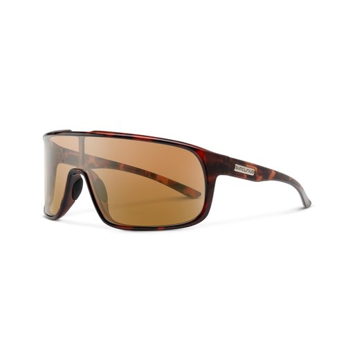 Suncloud Double Up Polarized Sunglasses – 100% UV Protection – Comfortable Fit, Trendy Design – for Men & Women – Tortoise + Polarized Brown Lenses