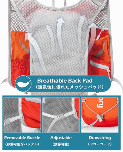 TRIWONDER Hydration Running Backpack Lightweight Water Vest for Men Women Hydration Water Pack for Cycling, Running, Hikin...