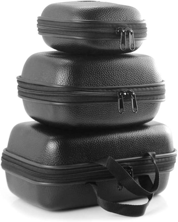 Lixada Fishing Reel Case - 3 Compartment Waterproof Spinning Reel Protective Cover - Fishing Tackle Storage Bag