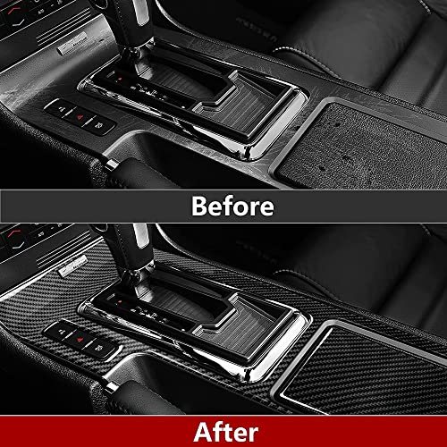 Lypumso 6D Black Carbon Fiber Vinyl Wrap Including Tool Kits, High Glossy Black Car Vinyl Film Roll, Air Release Technolog...