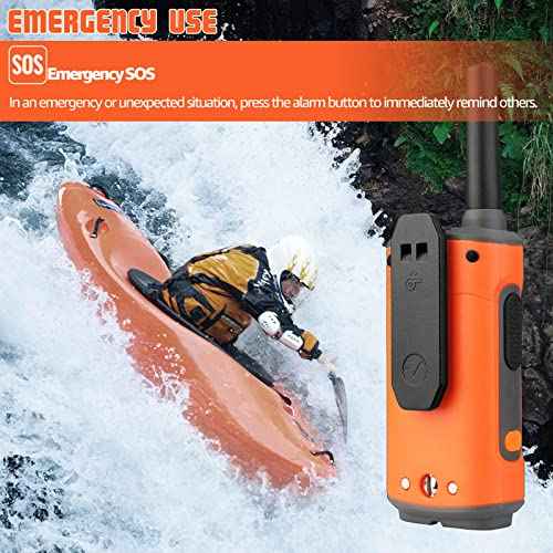 Retevis RT45P Waterproof Walkie Talkies IP67,Rechargeable Two Way Radio for Adults,22CH SOS NOAA,with 1000mAh Battery and USB-C Charger,Long Range 2 Way Radios for Skiing Fishing Boating 2 Pcs