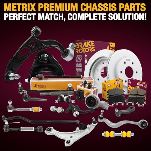 Metrix Premium Chassis Parts - 4 PC L/R Front Sway Bar Stabilizer End Link & Front Stabilizer Bar Bushing Kit Fits 07-10 K...