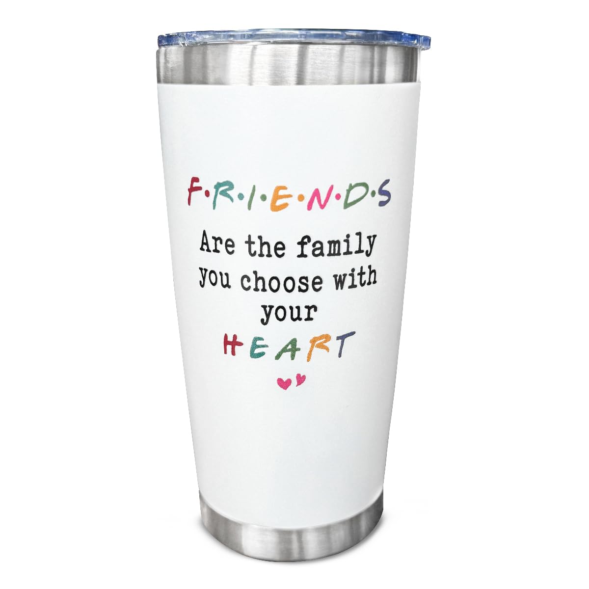 SOL VIBES Friendship Gifts for Women Friends, 20 oz Stainless Steel Tumbler, Birthday, Christmas, Friendship Day Gifts for Friend, Bestie, BFF, Coworker, Woman, Female