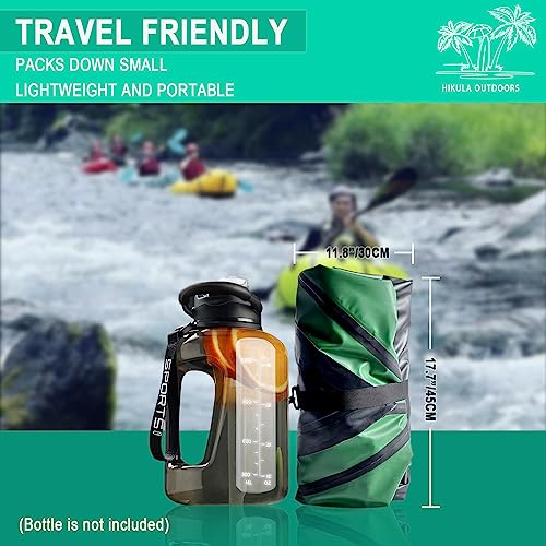 HIKULA Inflatable Lightweight TPU PackRaft Eco-Friendly White Water Rafting Micro Inflatable Kayak Canoe Carry Bag Included