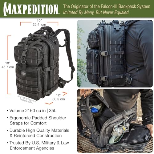 MaxpeditionFalcon-III™ Backpack (Black)