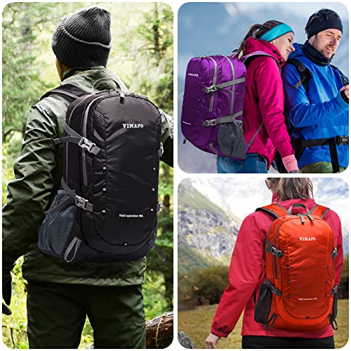 vimapo Lightweight Foldable Hiking Backpack 40L, Ripstop Nylon Packable Travel Daypack, Collapsible Backpack For Traveling...