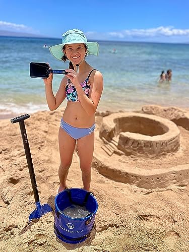 PUFFERFISH Better Bucket - Foldable Water Bucket for Sand Castles - Made from Recycled Plastic - Build Sand Castles with Ease